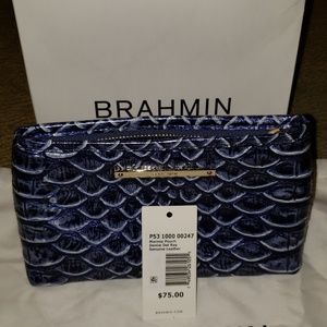 Brahmin Marney Pouch Denim Del Ray